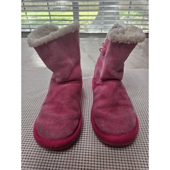 UGG Pink Kids Rain & Snow Boots - Picture 2 of 6